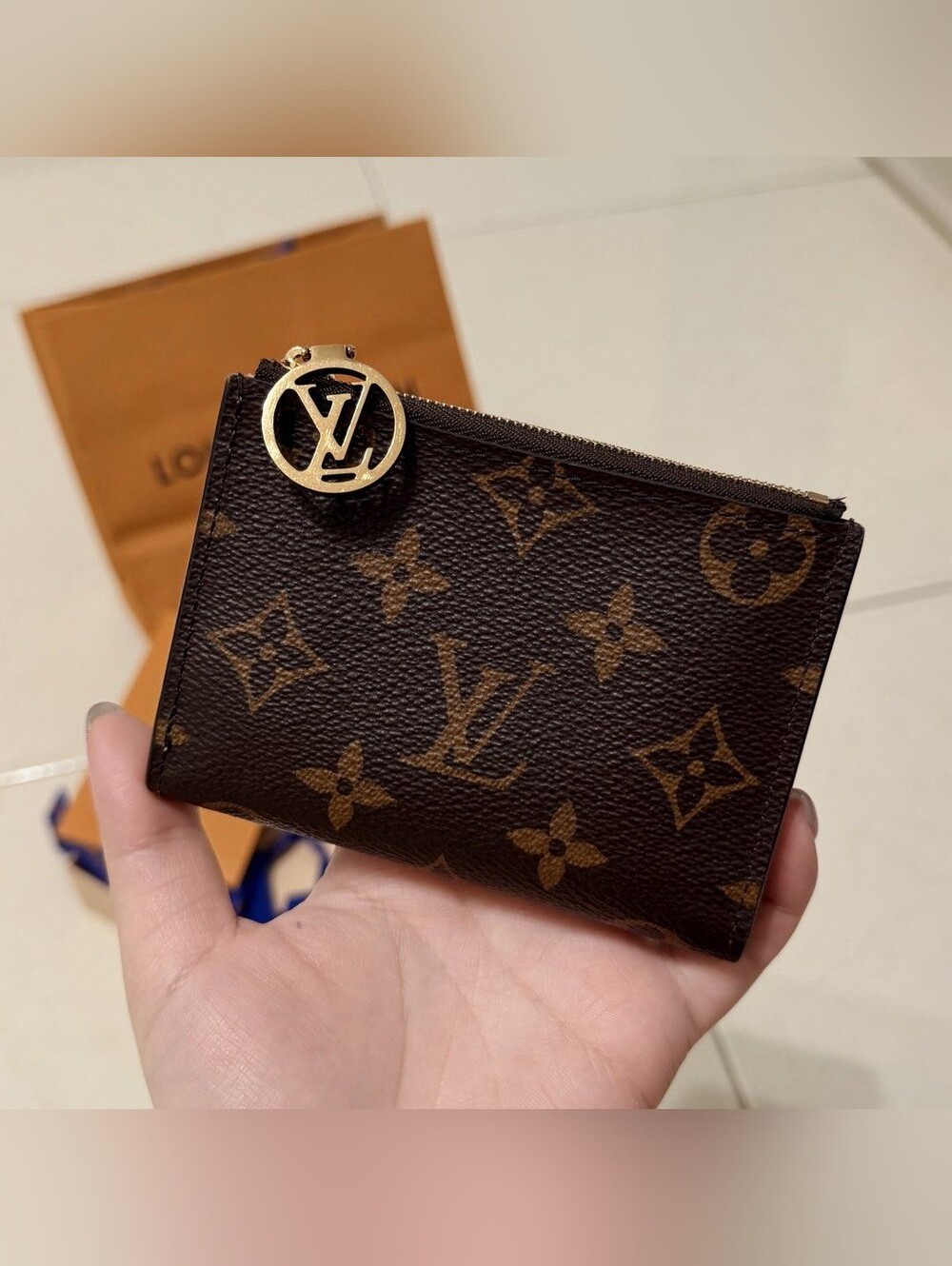 Louis Vuitton Monogram Eugenie Pink Lisa Wallet